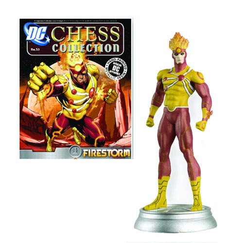 DC Superhero Firestorm White Pawn Chess Piece with Magazine